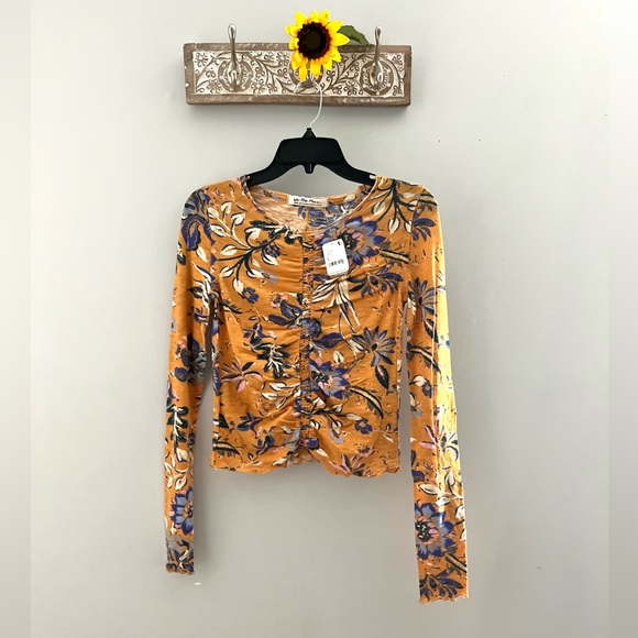 🚨🆕FINAL SALE PRICE🚨FREE PEOPLE DREAMED OF YOU TEE-HONEY COMBO - Picture 10 of 16